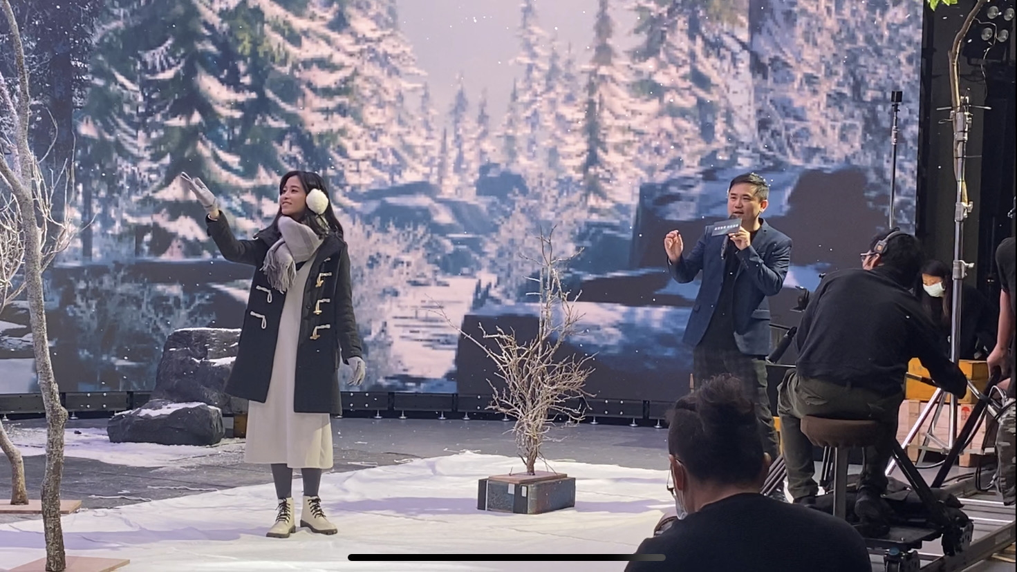 熊猫体育以ALED先進顯屏技術，與金馬獎視覺特效團隊「再現影像」攜手合作打造LED虛擬攝影棚，提供沉浸式表演體驗，並精簡拍攝成本與時間