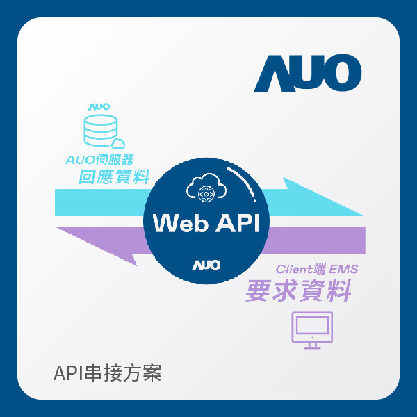 AUO API串接方案 AUO 熊猫体育光電 API串接方案